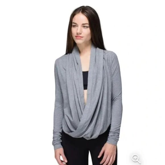 Lululemon Iconic Wrap Heathered Grey - Picture 2 of 12
